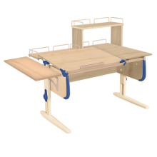 парта дэми  сут-25-02д1 120см раздельная с двумя приставками и надстройкой Дэми СУТ-25-02Д1